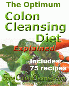 Colon cleansing diet